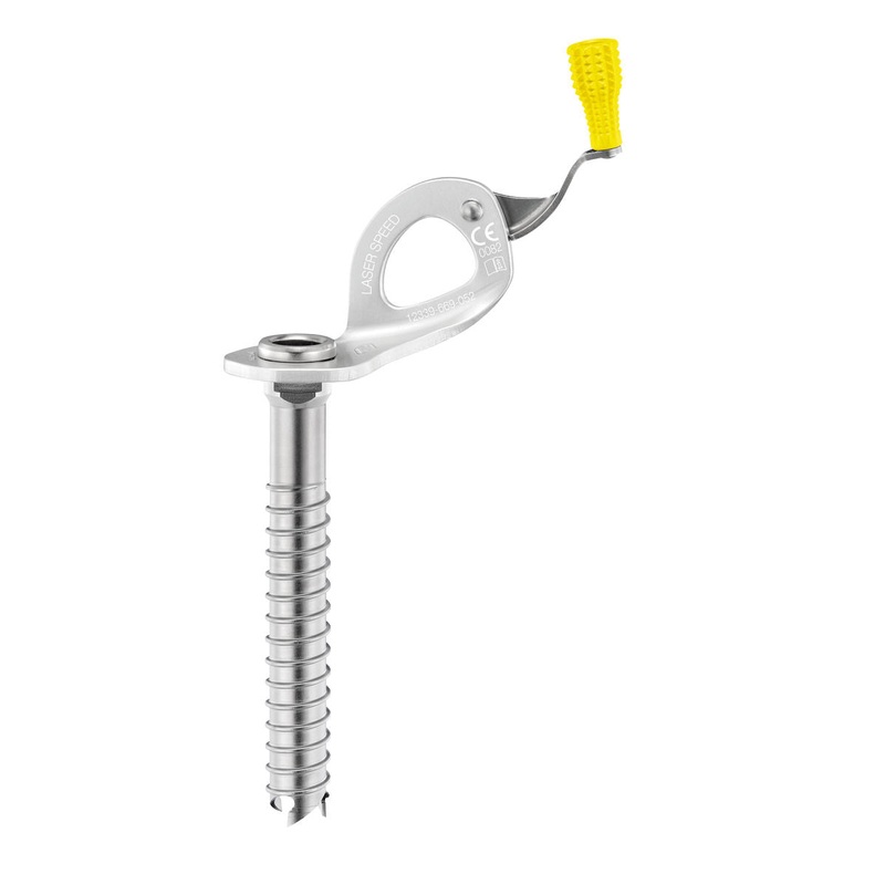 Laser Speed Ice Screw 13cm Yellow