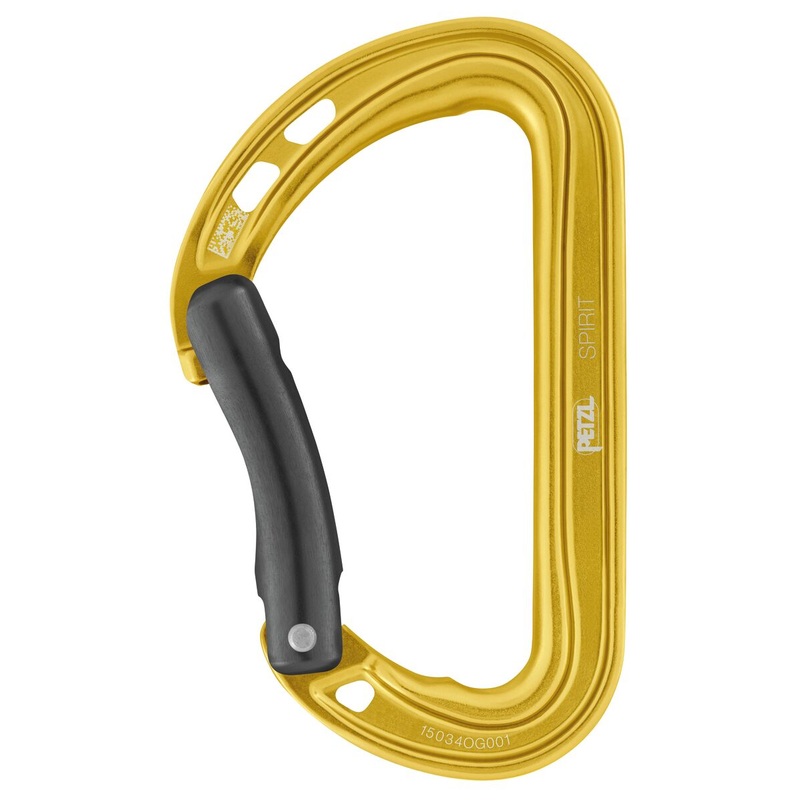 Spirit Carabiner Yellow|Yellow|BENT_GATE