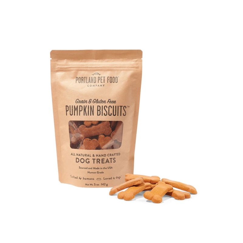Grain & Gluten-Free Pumpkin Biscuits Dog Treats – 5oz