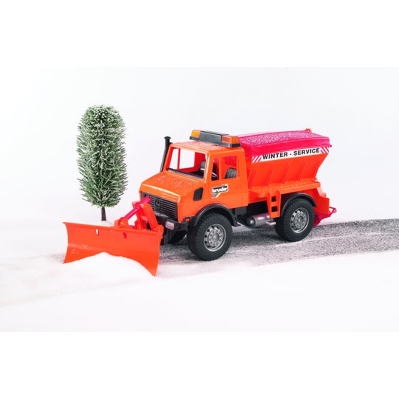 Mb-unimog Winter Service With Snow Plough