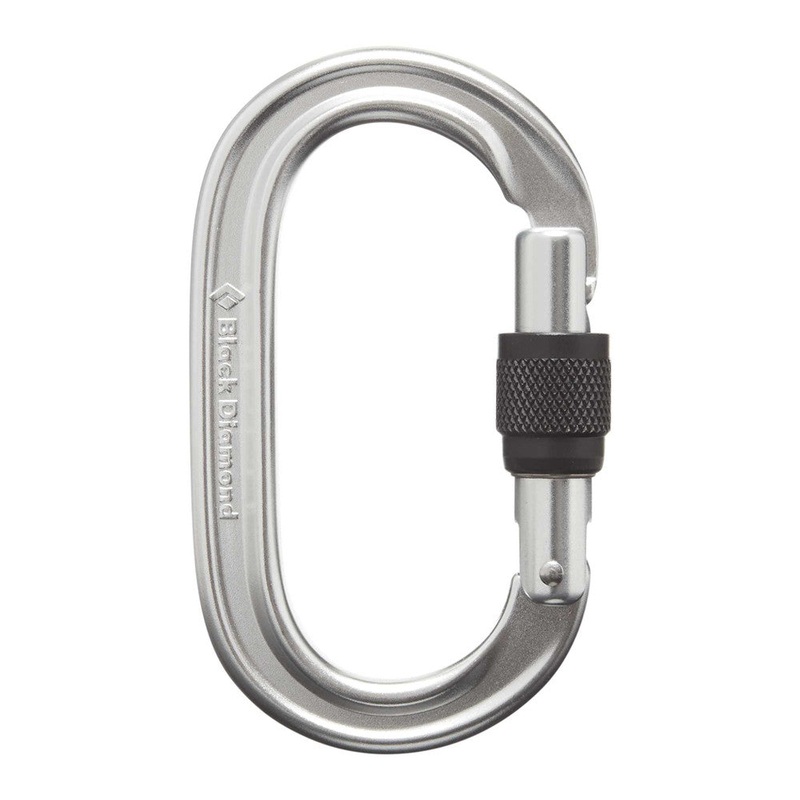 Oval Keylock Screwgate Biner Polished