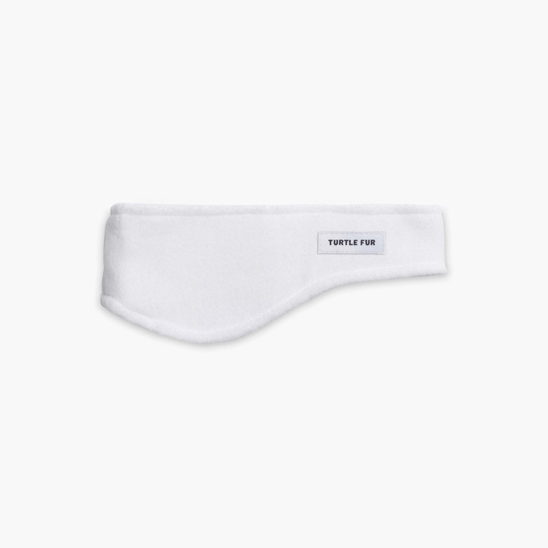 Chelonia 150 Fleece Bang Band – White