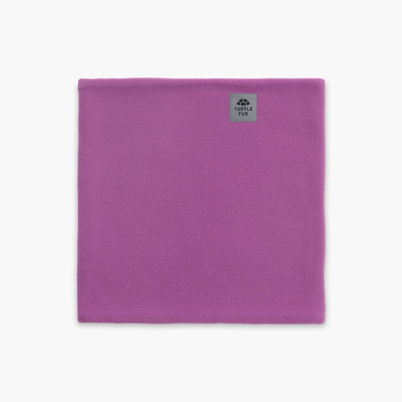 Micro Fur Fleece Double-Layer Neck Warmer – Orchid