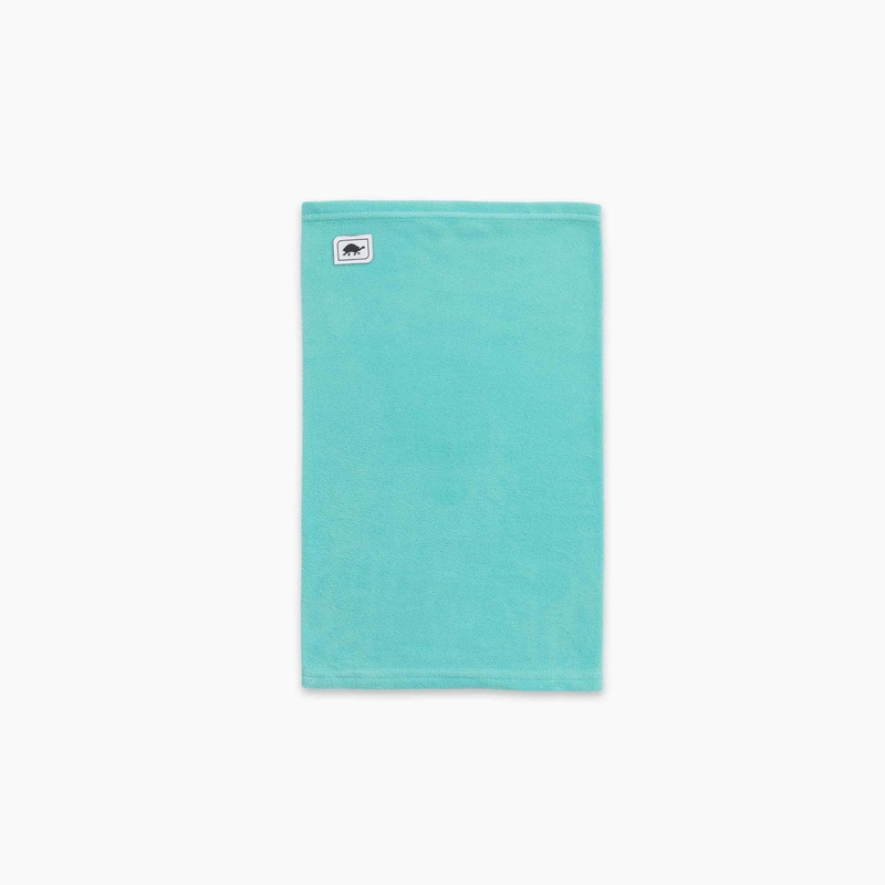 Micro Fur Fleece Tube Neck Gaiter – Aquamarine