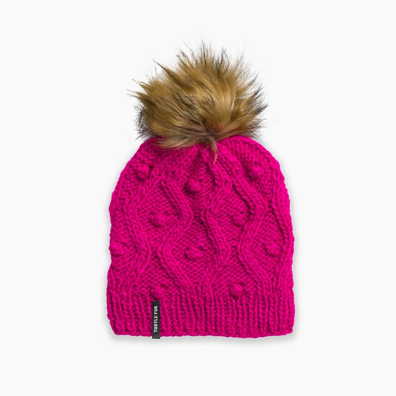 Piper Pom Beanie – Fuchsia|Fuchsia|One-Size