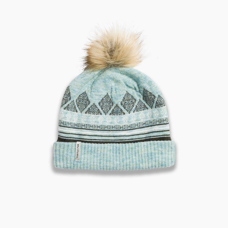 Recycled Ellen Pom Beanie – Mint