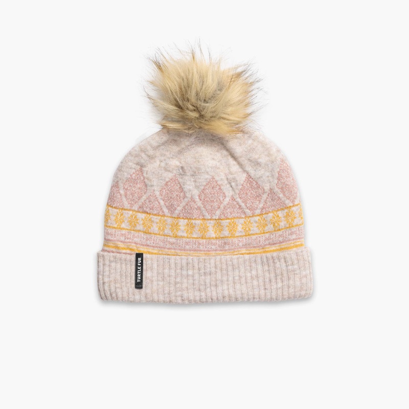 Recycled Ellen Pom Beanie – Oat