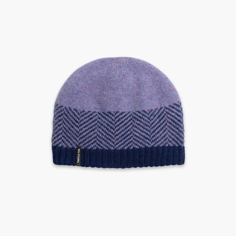 Recycled Haring Knit Beanie – Iris