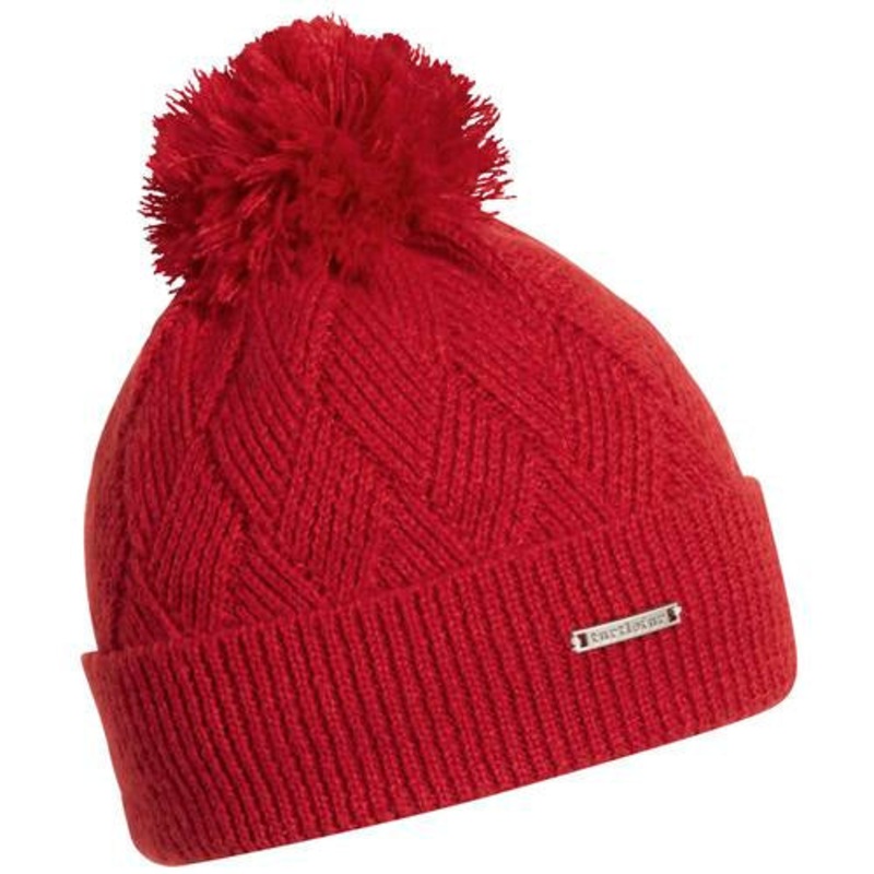 Recycled Victoria Pom Beanie – Fire