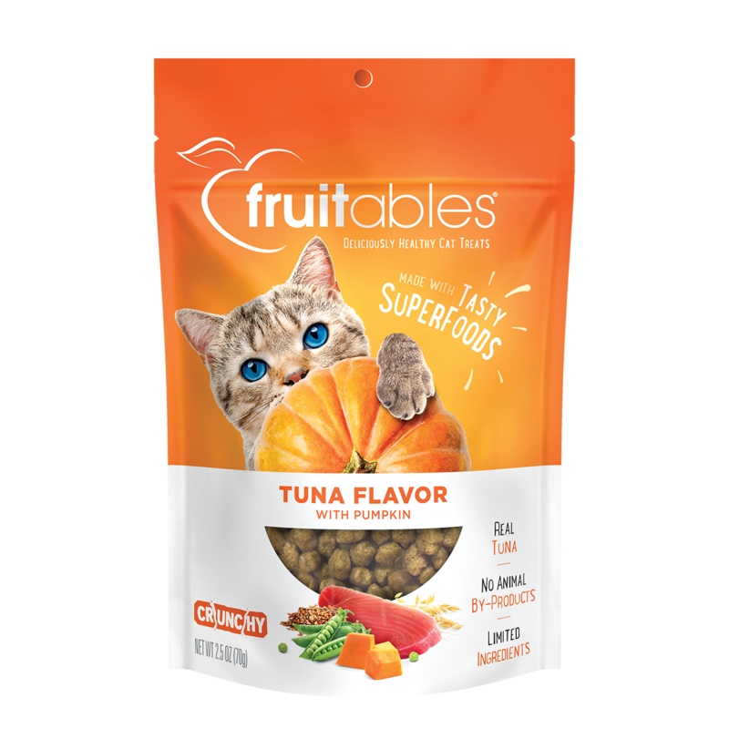 Limited Ingredient Crunchy Cat Treats – Tuna Flavor with Pumpkin – 2.5oz