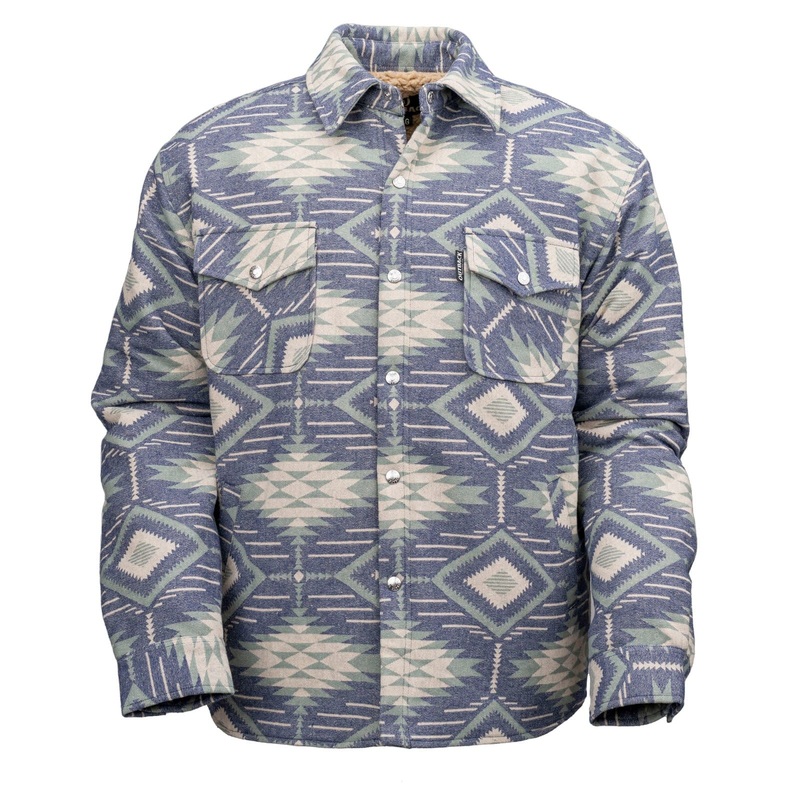 Men’s Ronan Jacket – Blue Aztec