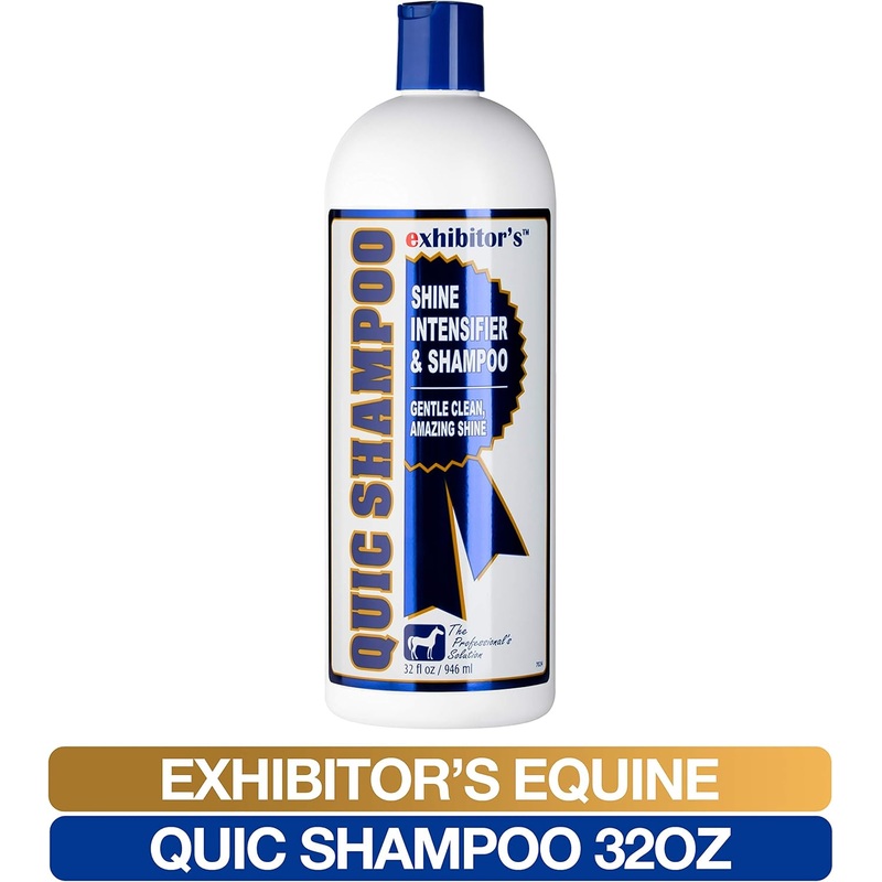 Quic Shampoo: Shine Intensifying Equine Shampoo – 3.4oz. / 32oz.