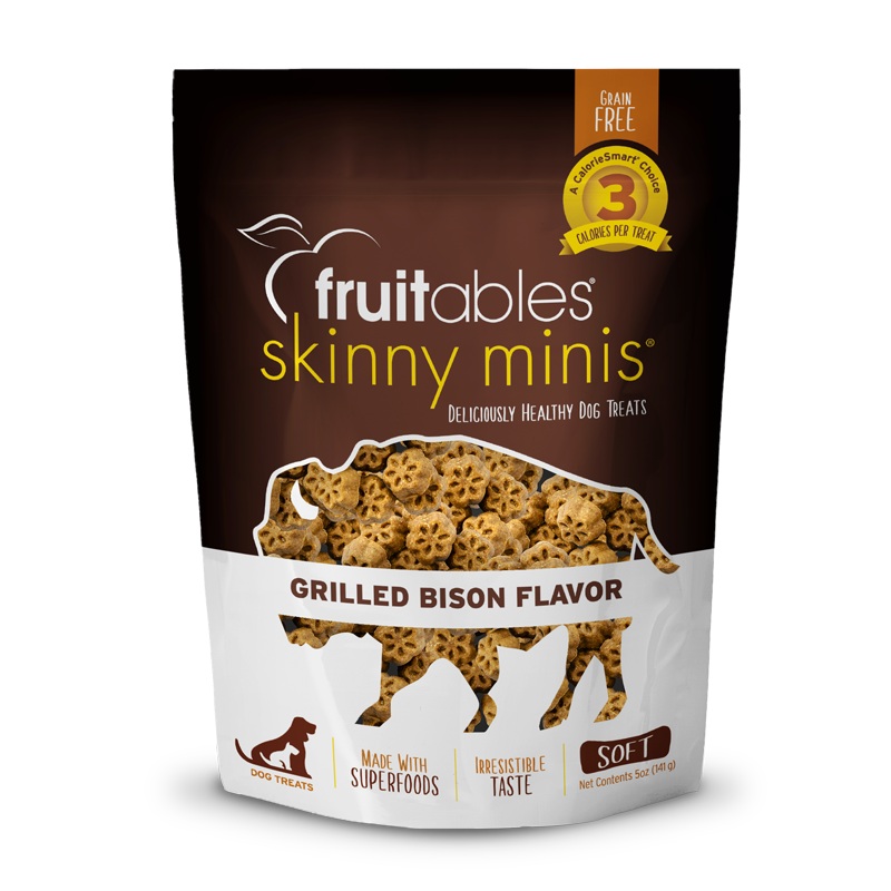 Skinny Minis Dog Treats – Grilled Bison – 5oz