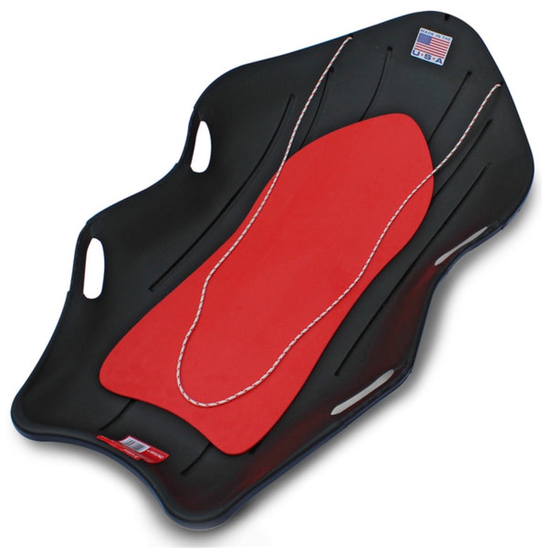 Snow Boat Sled 48in – Black Red