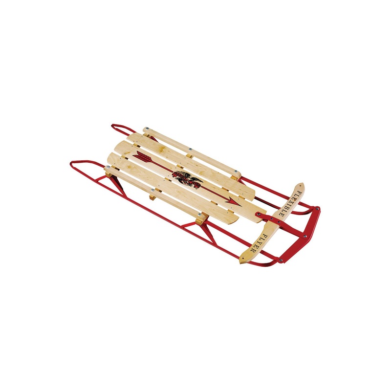 Steel Runner Sled 48in 48in – Red Wood