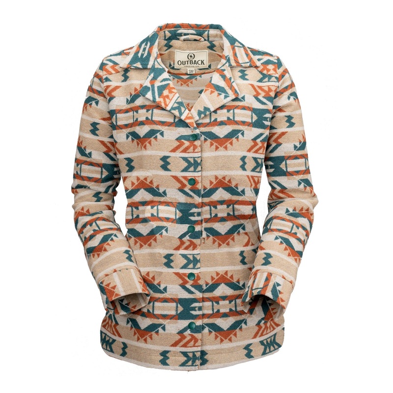 Women’s Daphne Shirt Jacket – Burnt Orange