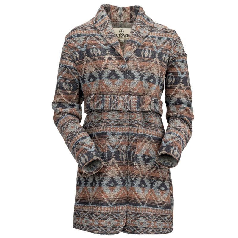 Women’s Helen Jacket – Brown Aztec