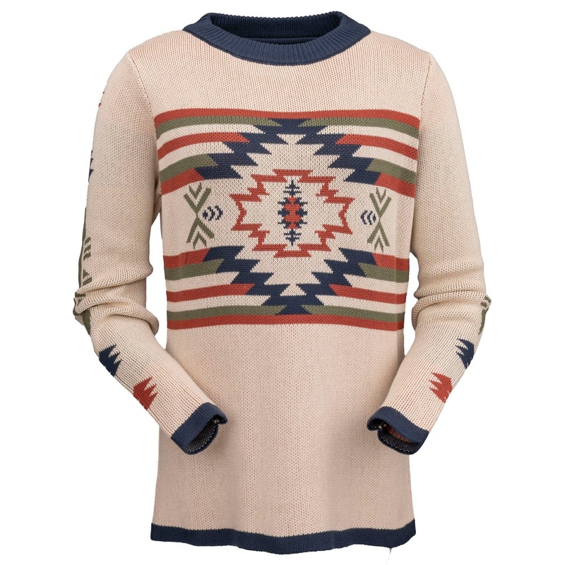 Women’s Kathleen Sweater – Tan Print