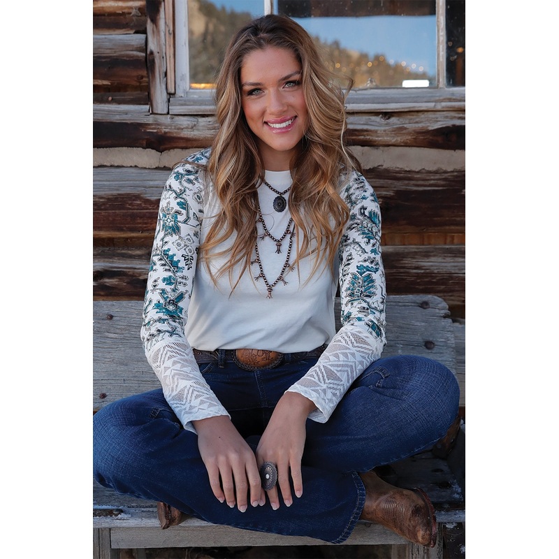 Women’s Knit Top – Cream – (CTK7465002)