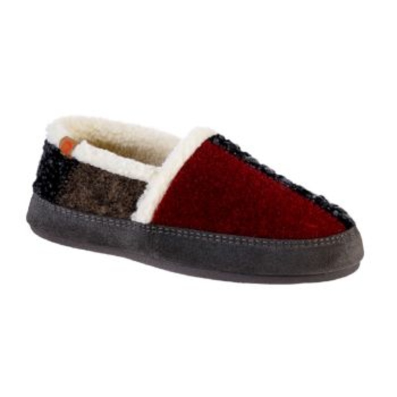 Women’s Upcycled Meadow Moc Slipper with Cloud Cushion Comfort – Black Jam