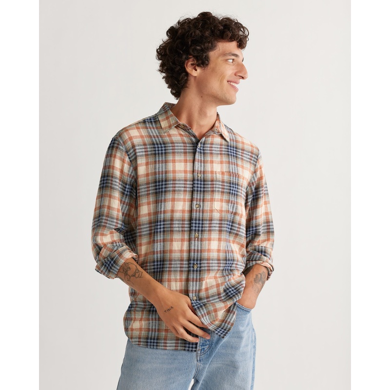 Men’s Long-sleeve Dawson Linen Shirt