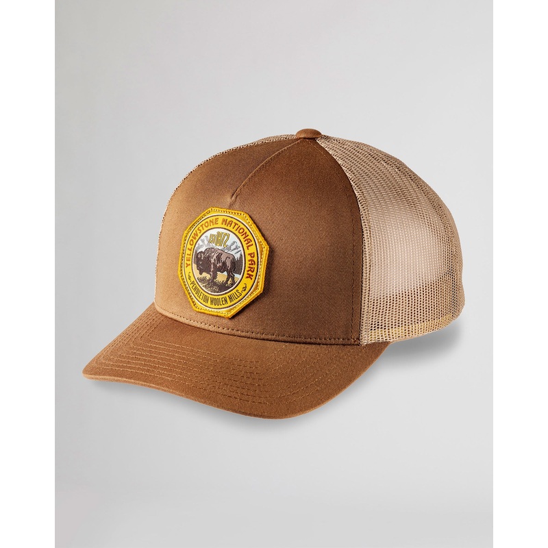 National Park Trucker Hat|Dark tan|_