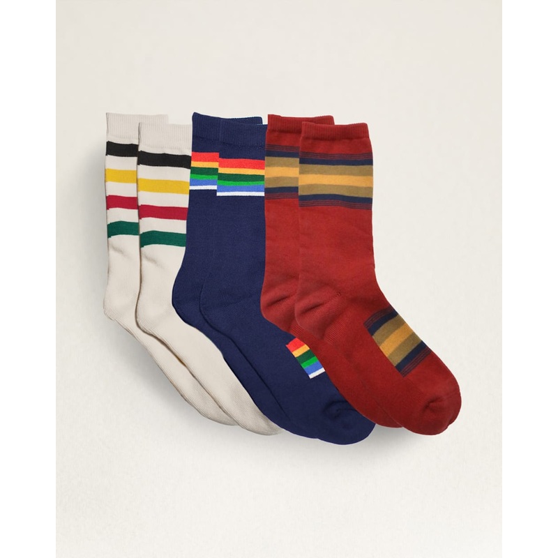 Socks 3 Pack Glacier, Crater Lake, Zion