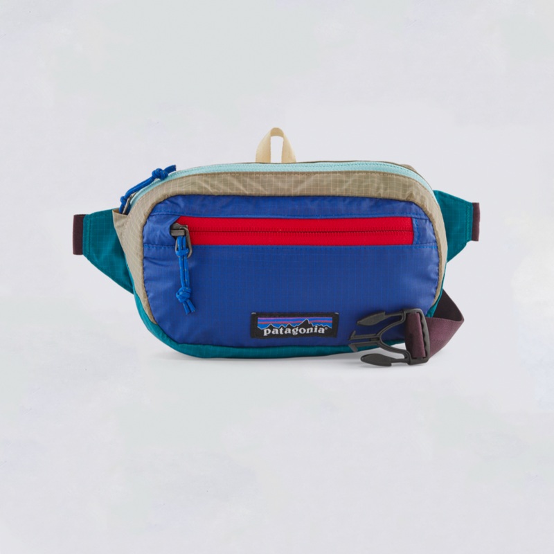 Ultralight Black Hole Mini Hip Pack – Patchwork/blue