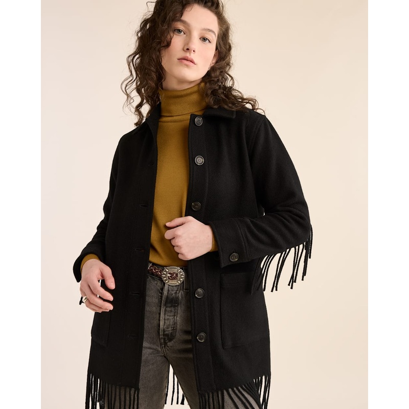 Women’s Jolene Wool Fringed Jacket