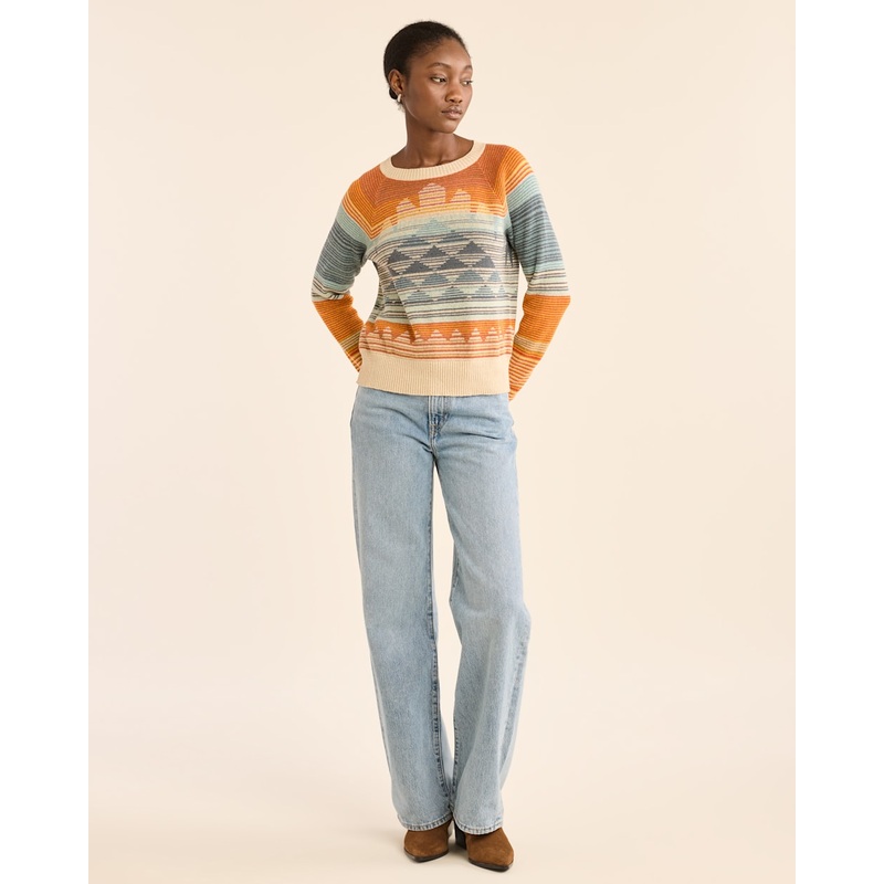 Women’s Sunset Raglan Cotton Sweater