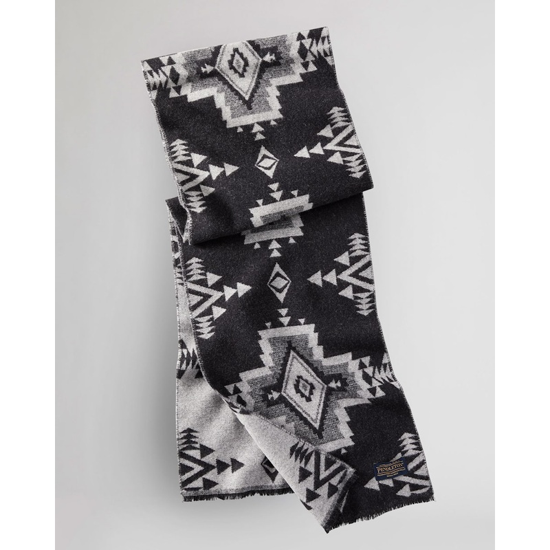 Wool Jacquard Scarf|Rock point|OS _