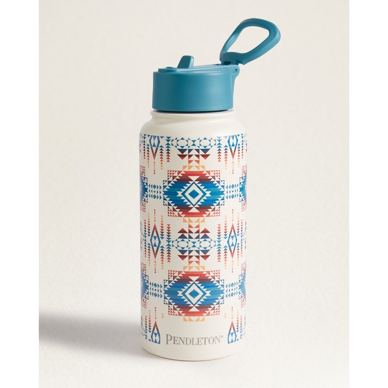 34oz Insulated Bottle|Pilot rock ivory|Basket maker black|34OZ _