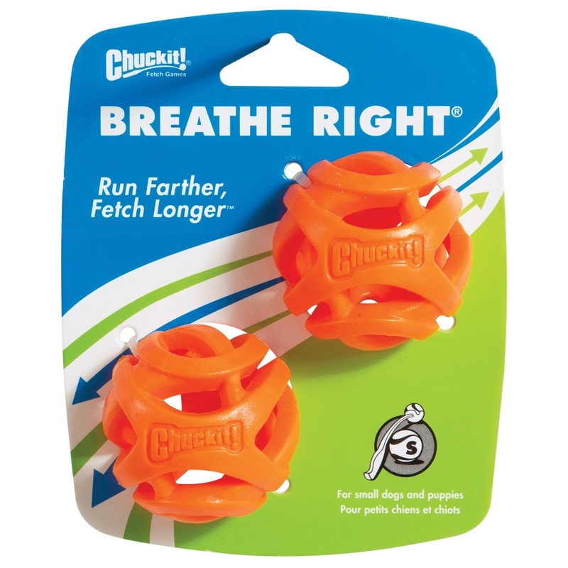 Air Breathe Right Dog Toy Fetch Ball 2 Pack – Small / Medium