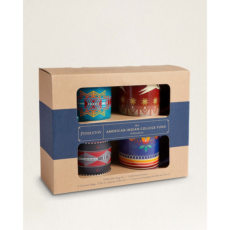 American Indian College Fund Mugs Set Of 4