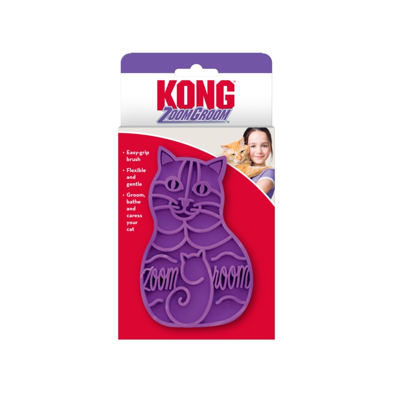 Cat ZoomGroom Rubber Cat Brush