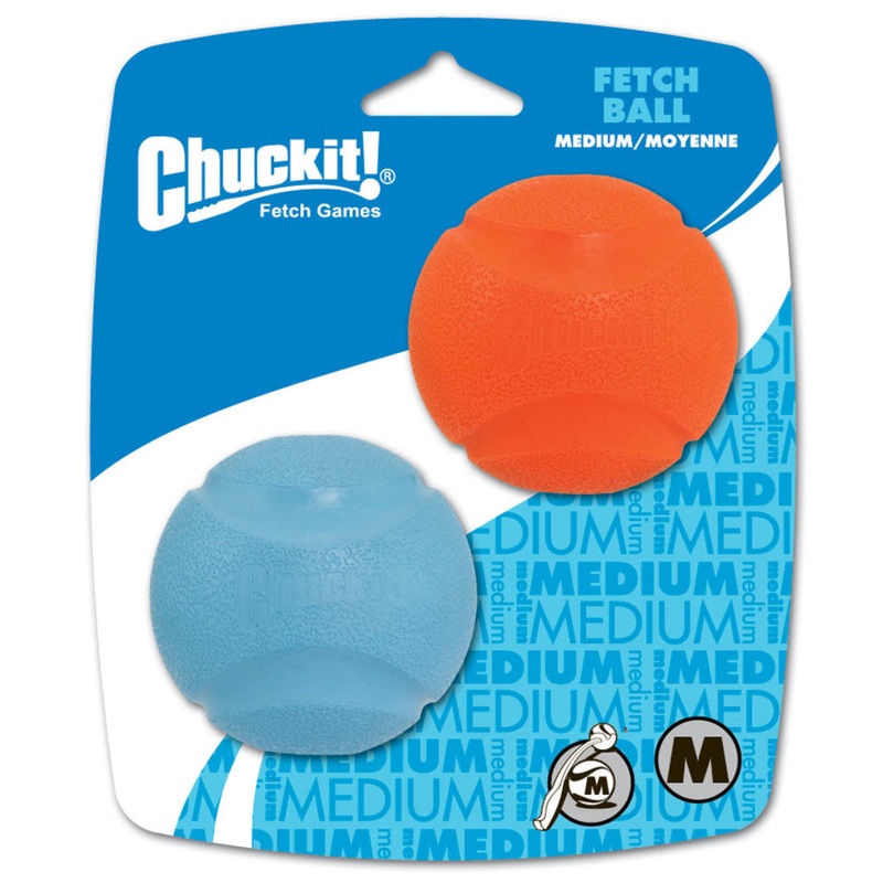 Fetch Ball Dog Toy – Medium|Blue & Orange|Medium