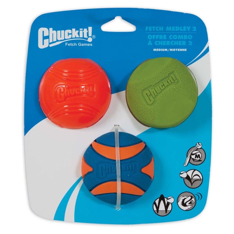 Fetch Medley Balls Dog Toy Assortment 1 – Medium