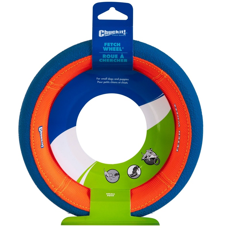 Fetch Wheel Dog Toy – Large|Orange / Blue|Large