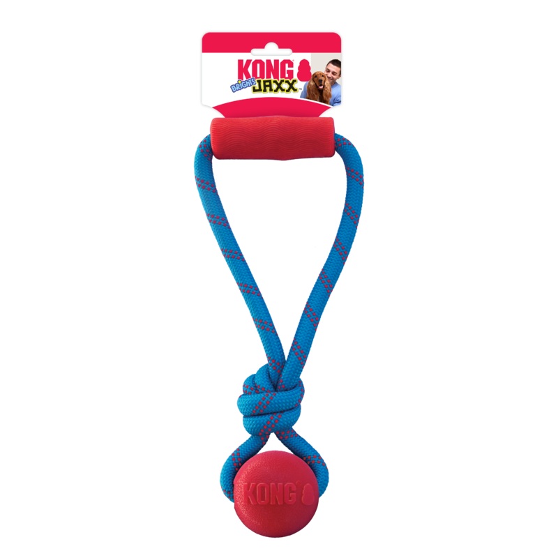Jaxx Brights Tug with Ball Dog Toy – Medium
