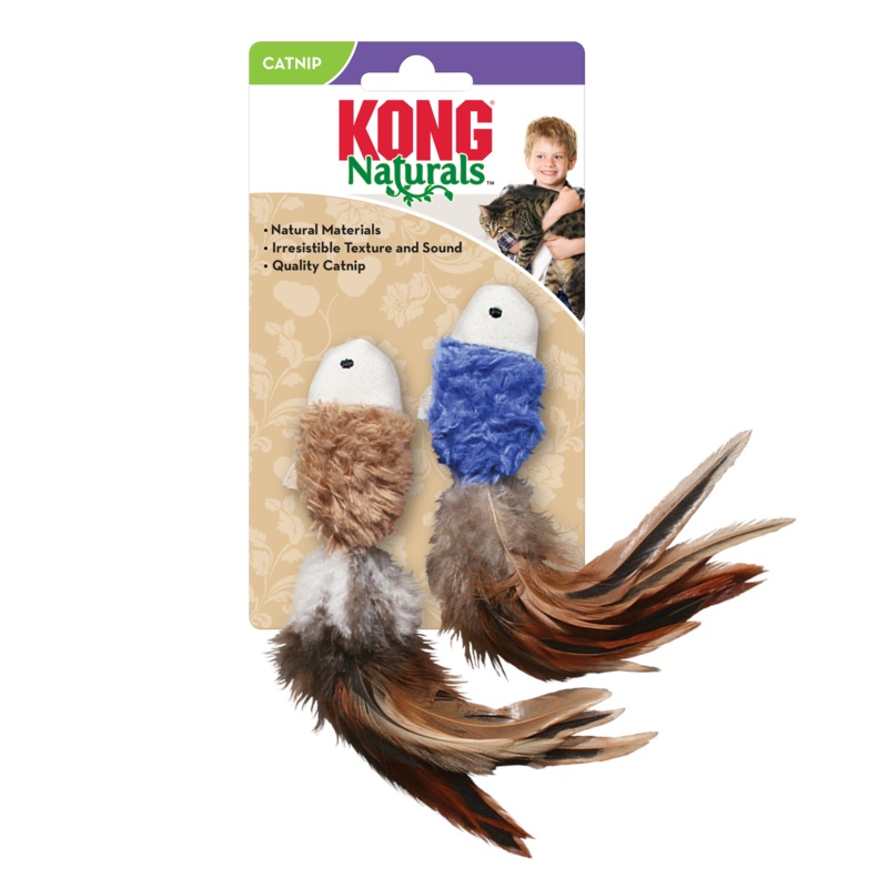 Naturals Crinkle Fish with Catnip 2-Pack
