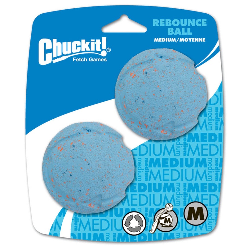 Rebounce Ball Dog Toy 2 Pack – Medium