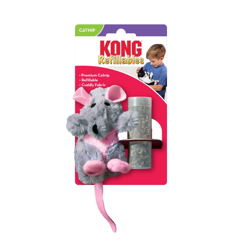Refillable Rat Catnip Cat Toy|Rat|One Size