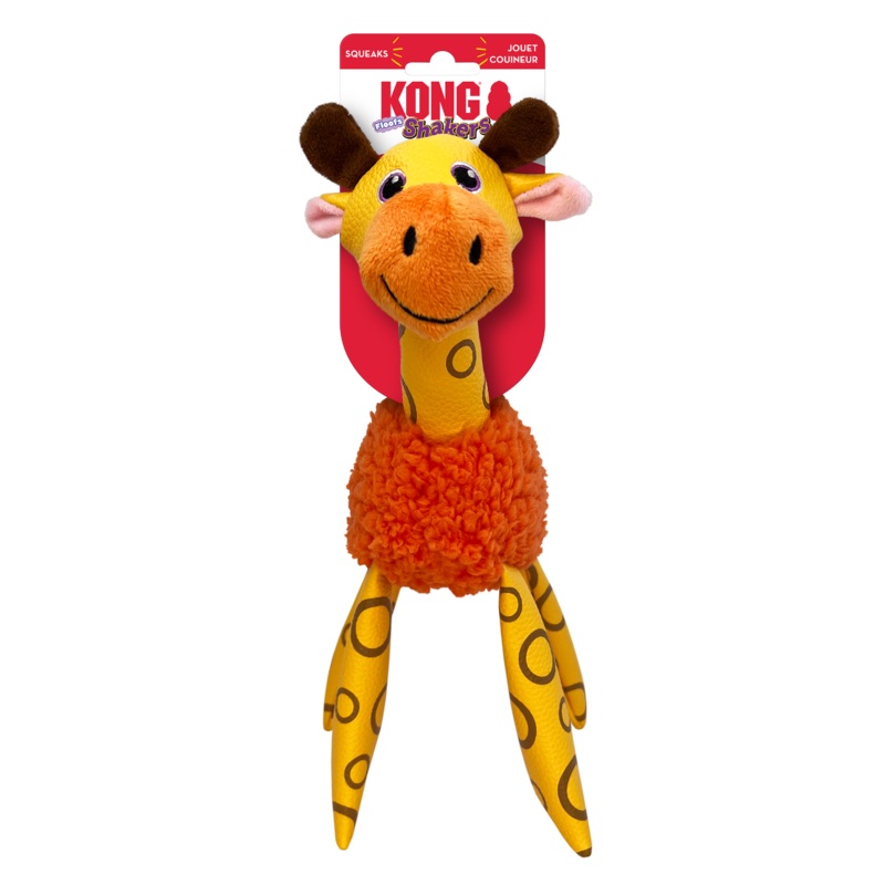 Shakers Floofs Plush Dog Toy – Giraffe – X-Small / Small