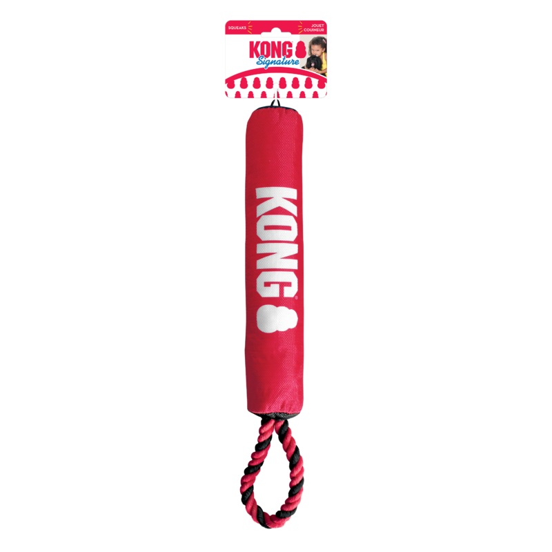 Signature Stick with Rope Dog Toy – Medium