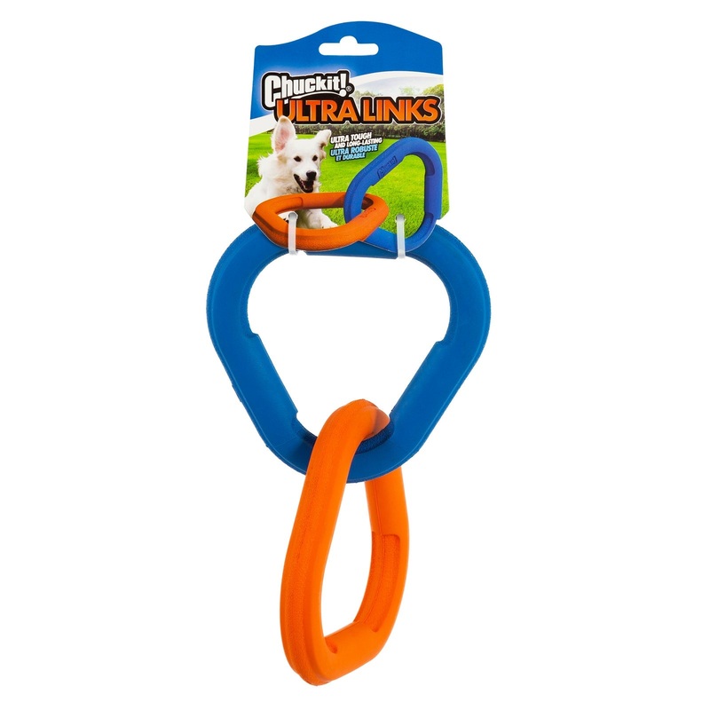 Ultra Links Dog Toy – 9in|Orange & Blue|9In