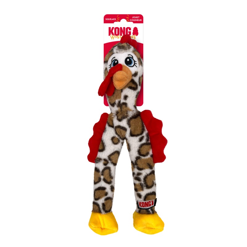 Wishbone-Shaped Bird Plush Dog Toy – Medium