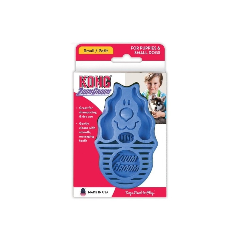 ZoomGroom Rubber Dog Brush – Small / Large