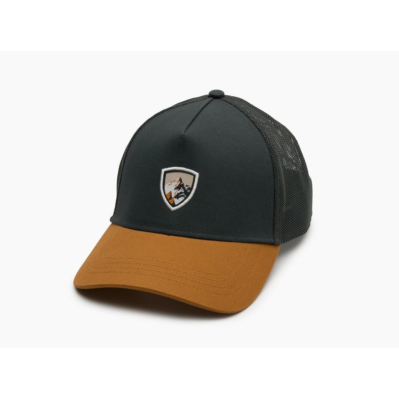 Low Profile Kuhl Trucker Hat|Onyx / Teak|Stone / Lakewood|O/S _