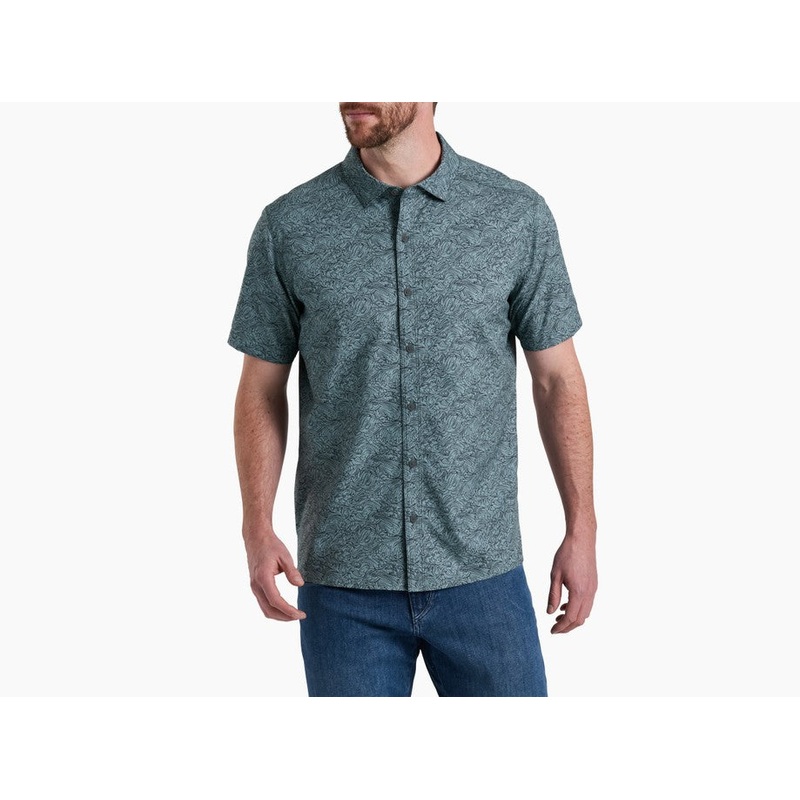 Mens Kuhl Breeze Short-sleeve|Deep Waters|Slate|SM _|MD _|LG _|XL _|XXL _