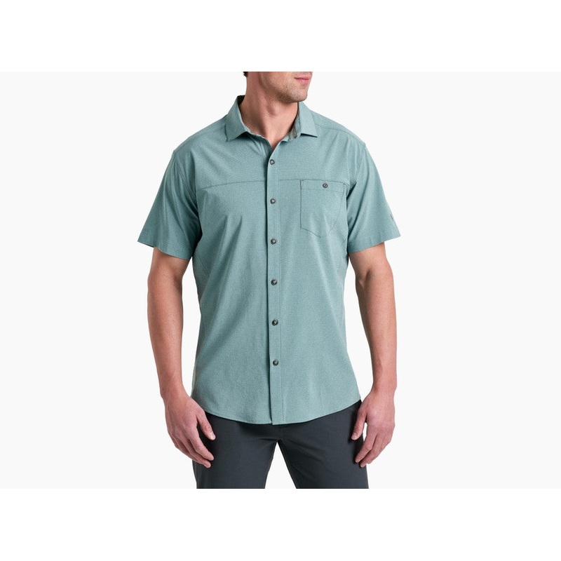 Mens Optimizr Short-sleeve|Blue Alloy|XXXL _|SM _|MD _|LG _|XL _|XXL _
